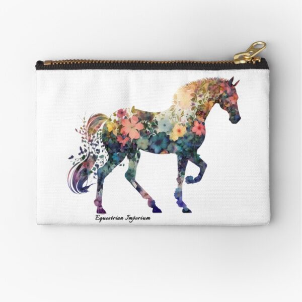 -pochette sac-cheval fleurs Trousse Cheval Fleurs - Galop Fleuri