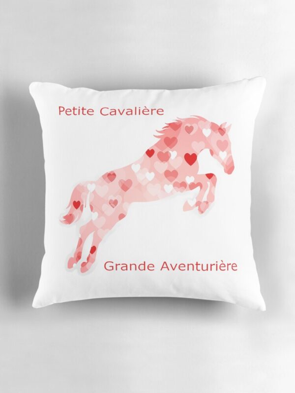 work-170386244-coussin-3 Coussin Cheval Coeur - Cœur de Cavalière