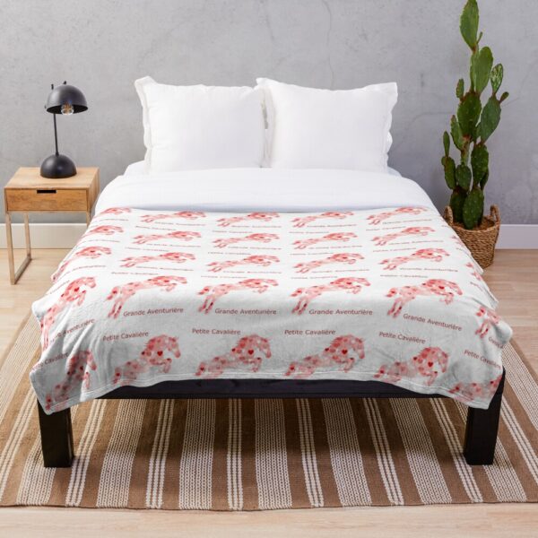 work-170386244-plaid Plaid Cheval Coeur - Cœur de Cavalière