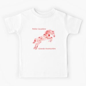T-shirt enfant Cheval Coeur - Cœur de Cavalière